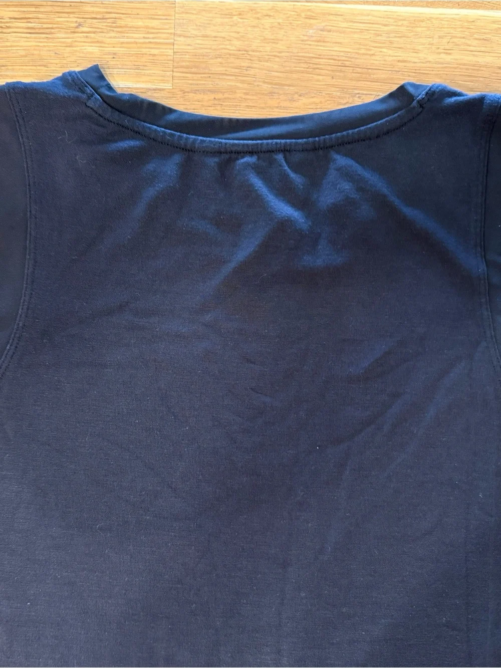 Athleta Black Sleeveless Crew Muscle Tank